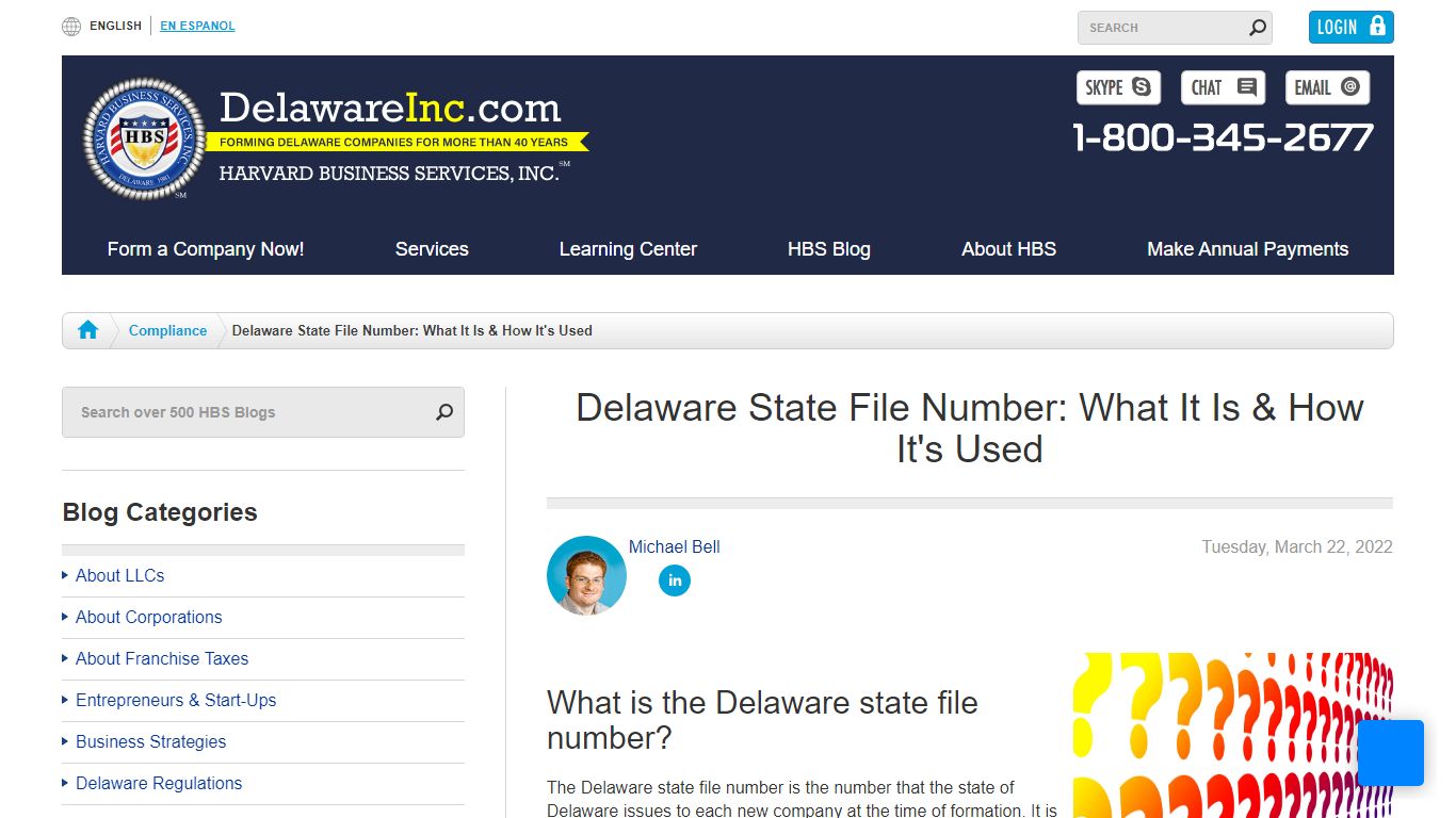 Delaware State File Number: What It Is & How It's Used
